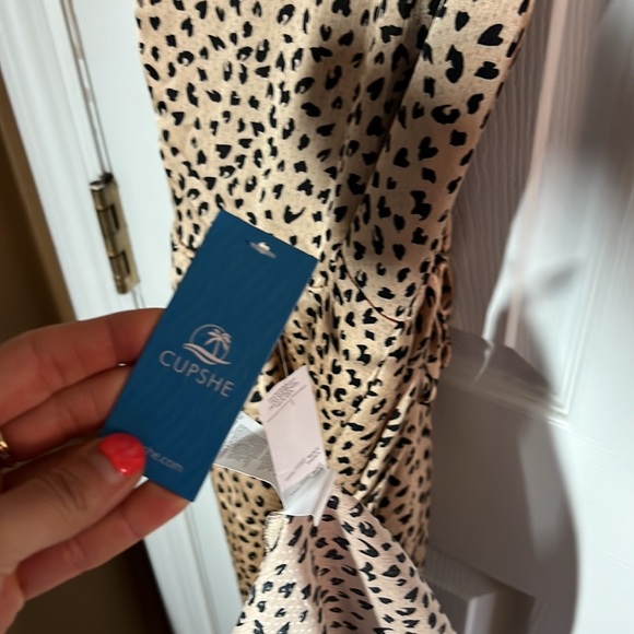 Cupshe Leopard Dress New With Tags Medium - Picture 5 of 5